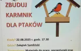 Galeria aktualności Zbuduj karmnik dla ptak&oacute;w z KGW Samlino 1