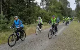 Galeria aktualności II Rodzinny Rajd Rowerowy w Wysokiej Kamieńskiej 1