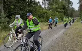 Galeria aktualności II Rodzinny Rajd Rowerowy w Wysokiej Kamieńskiej 2