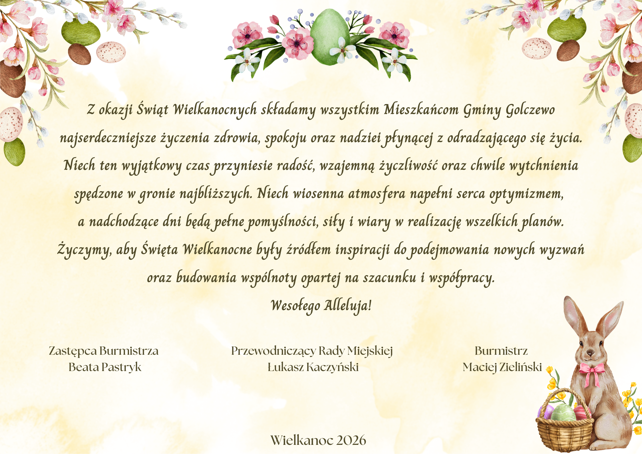 życzenia wielkanocne