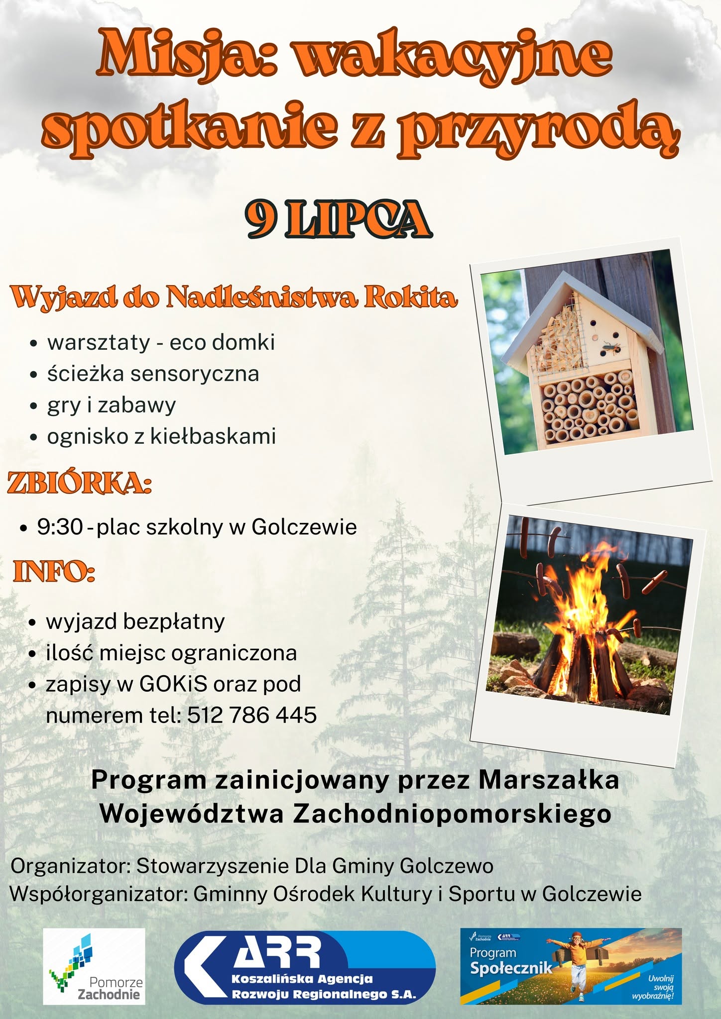 plakat dot. wyjazdu