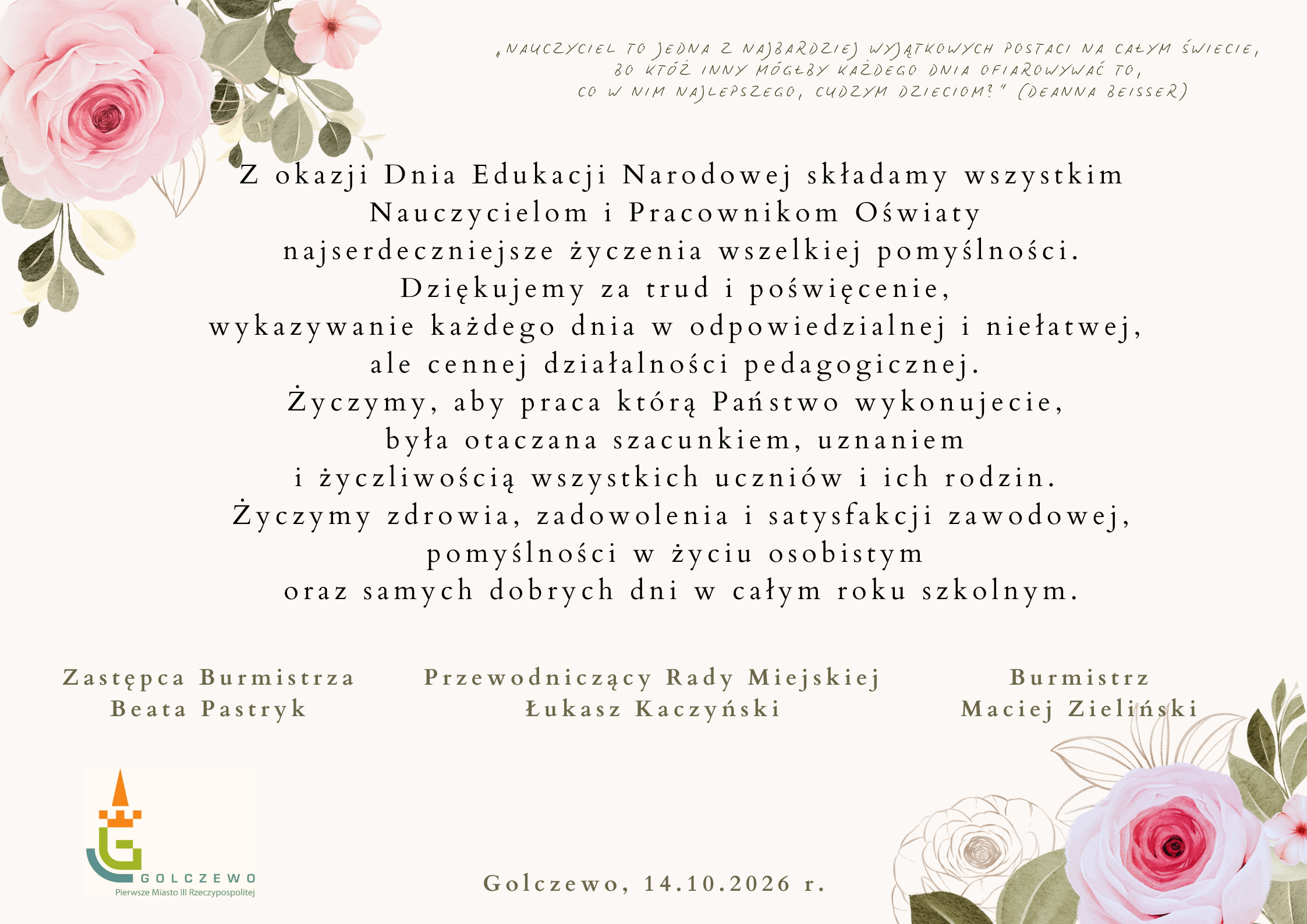 życzenia dzień edukacji naroddowej