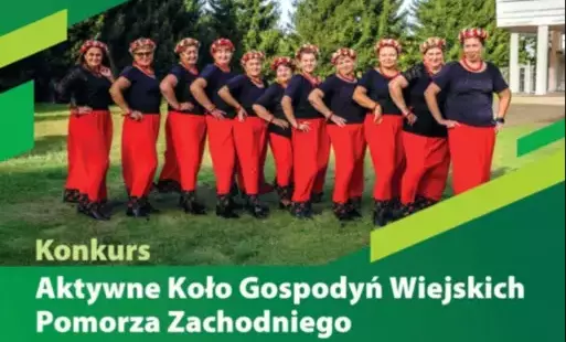 Plakat konkursu aktywne koło wiejskie