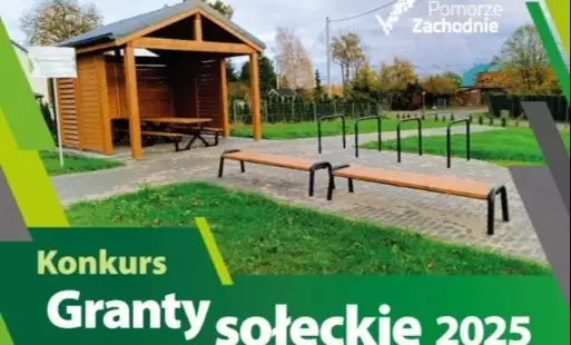 na zdjęciu znajduje się wiata, ławeczki jako przykład wykonanego zadania z konkursu granty sołeckie