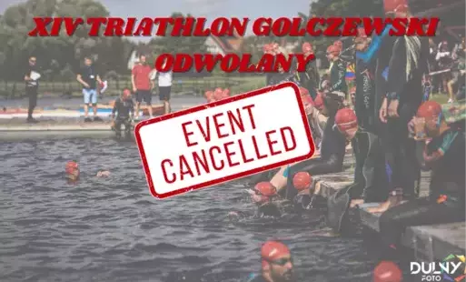 informacja o odwołaniu golczewskiego triathlonu